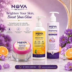 Nova Combo Pack ক্রিম + লোশন + ফেস ওয়াস